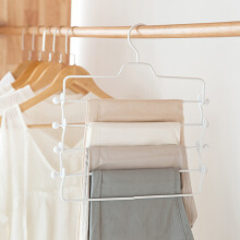 多層S型褲架 實用與美觀的衣帽收納選擇