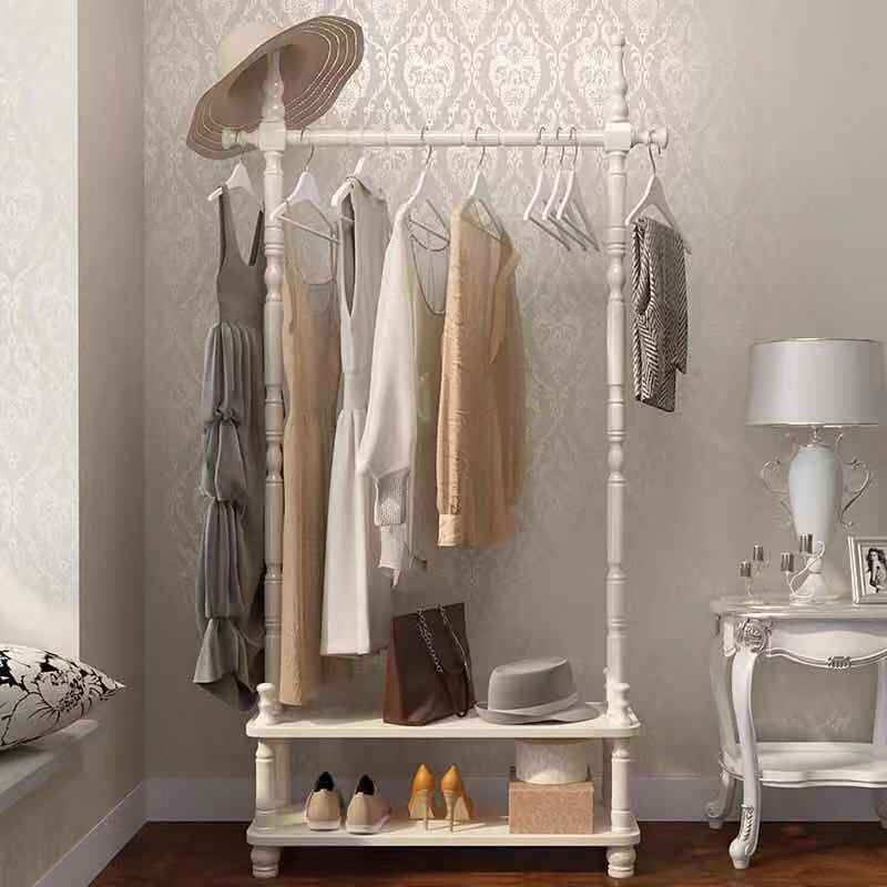 歐式實木掛衣架 融合簡約現代美學的多功能收納方案